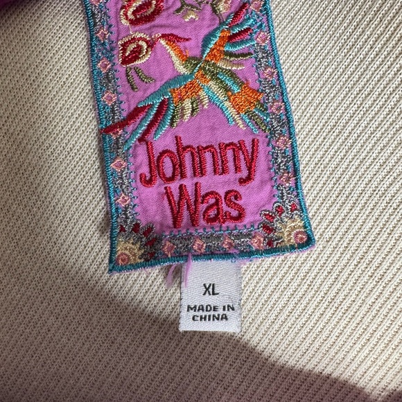 Johnny Was Fuchsia Tatiana Lace Blouse XL - Picture 4 of 8